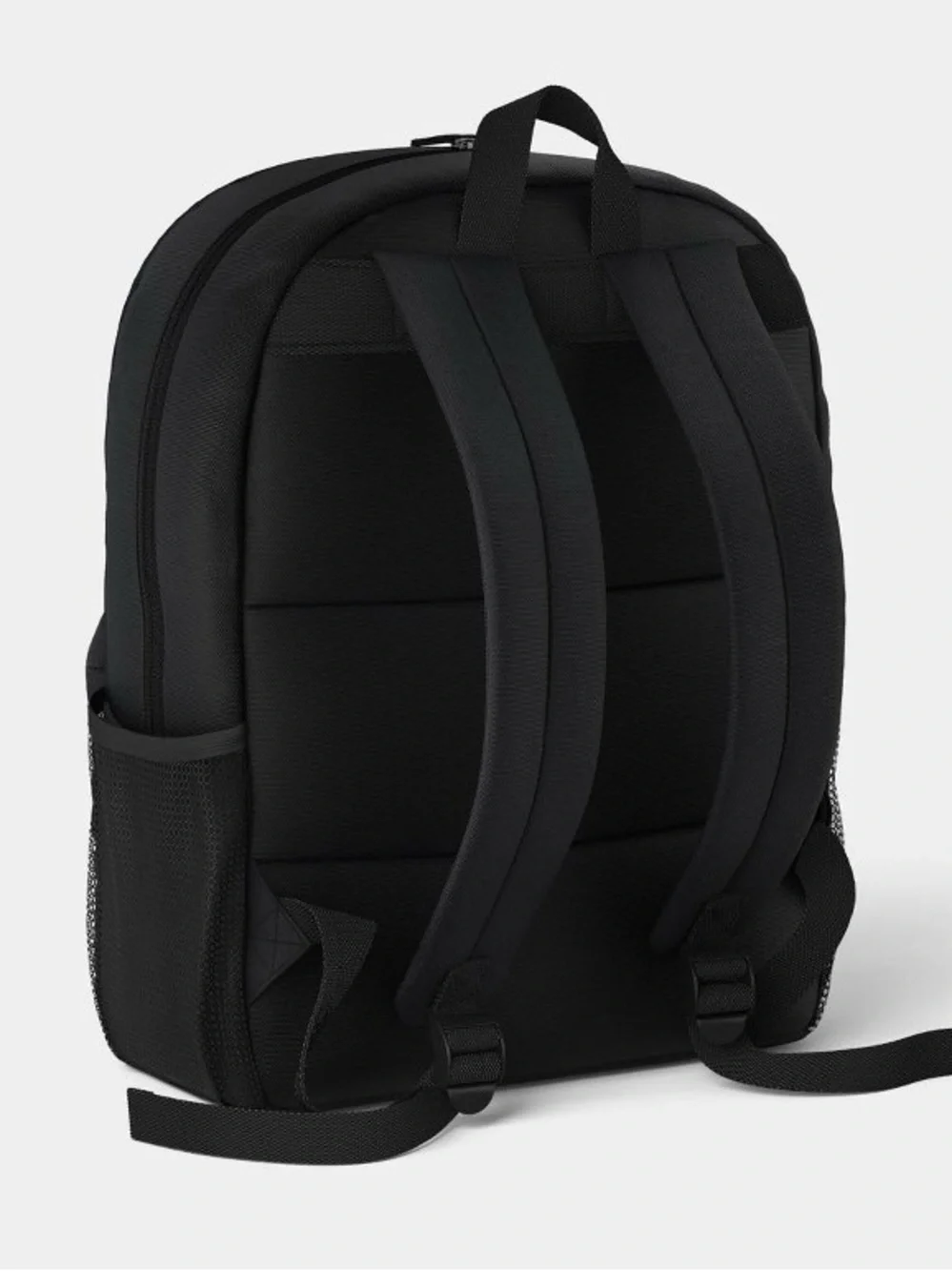 Black Minimalist Kids Men’s Women’s  Backpack Lunch Bag Water Bottle Sets